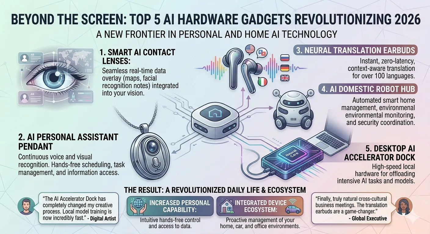 beyond the screen top 5 ai hardware gadgets revolutionizing 2026
